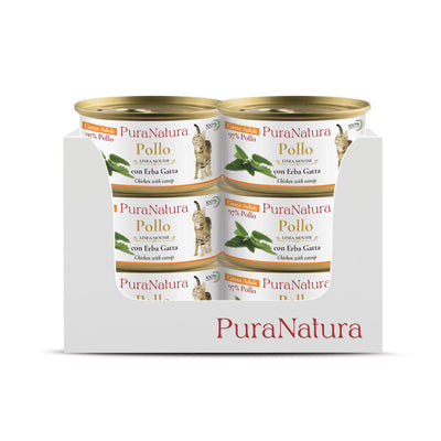 MOUSSE ADULT POLLO CON ERBA GATTA