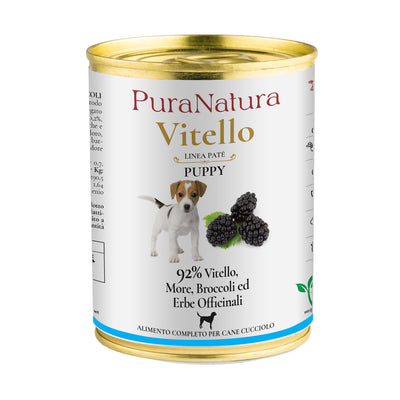 PATÉ PUPPY VEAL AND BLACKBERRIES - Multipack